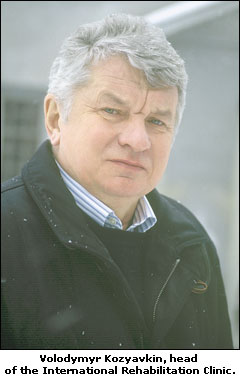 Volodymyr Kozyavkin, head of the International Rehabilitation Clinic